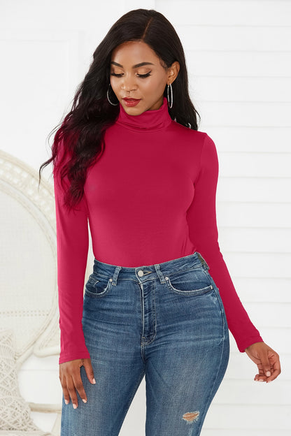 Sweet Memories Turtleneck Long Sleeve Bodysuit