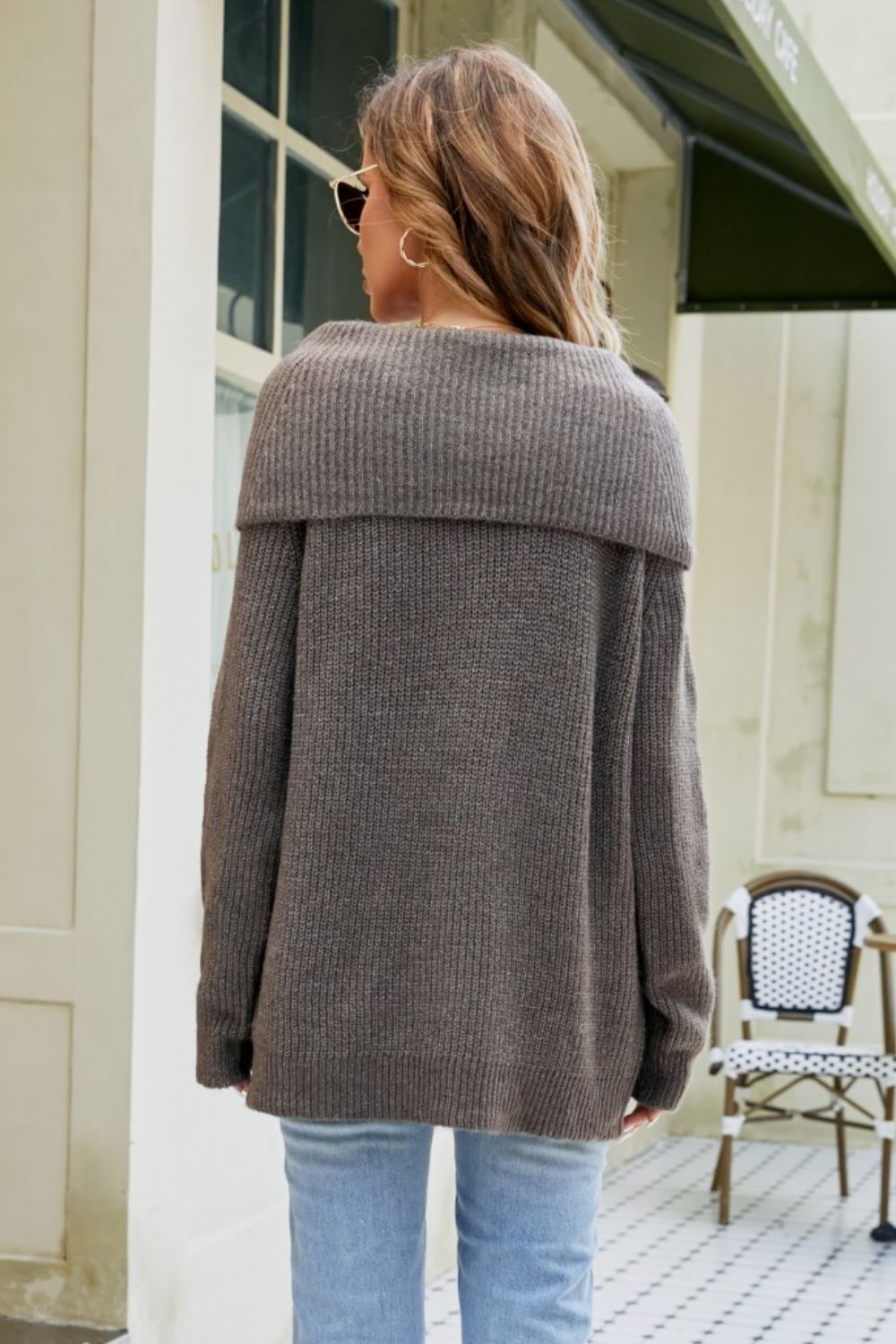 Blackthorn Cowl Neck Raglan Sweater