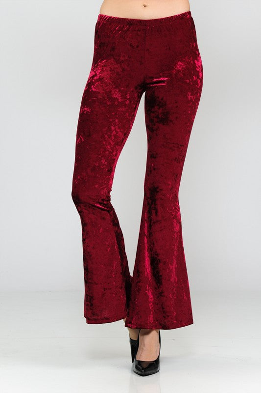 Scarlet Moon Velvet Bell Bottoms