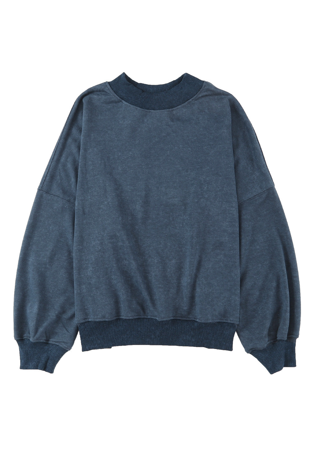 blue mineral wash womens sweatshirt