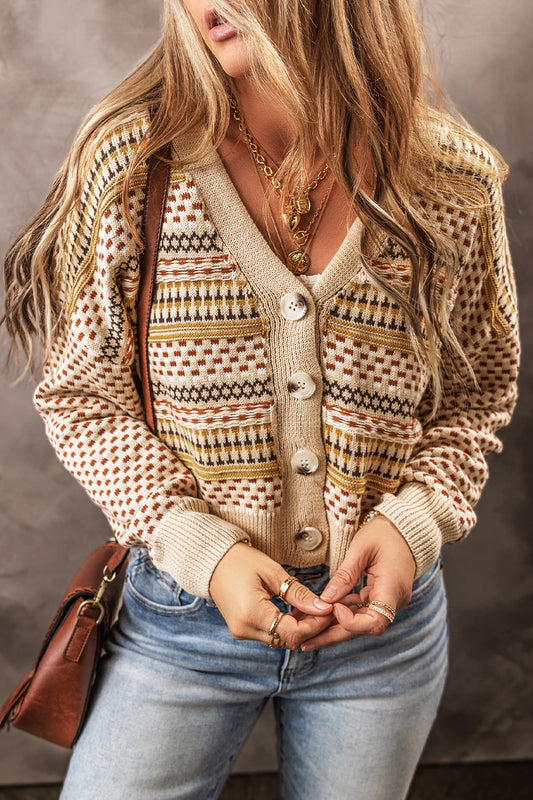 At The Burrow Button Up Long Sleeve Cardigan