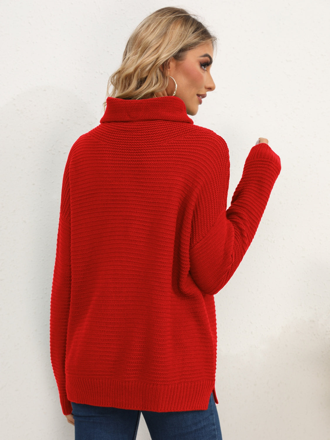 Wild Willa Turtleneck Classic Silhouette Sweater