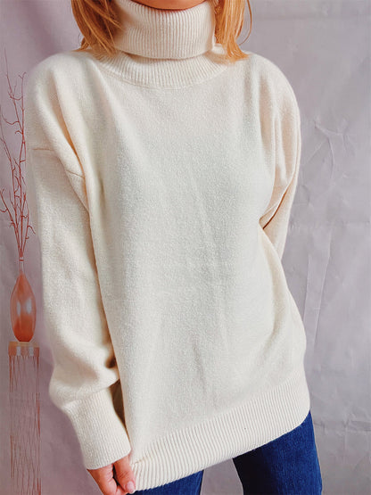 The Scholar's Snug Turtleneck Long Sleeve Sweater