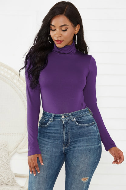 Sweet Memories Turtleneck Long Sleeve Bodysuit