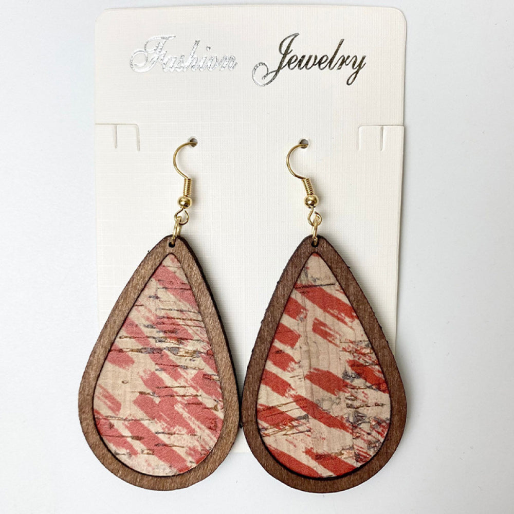 'World Travels' Teardrop Dangle Earrings