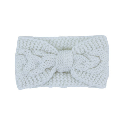 Serendipity Spark Winter Crochet Bow Twisted Head Band