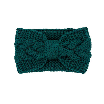 Serendipity Spark Winter Crochet Bow Twisted Head Band