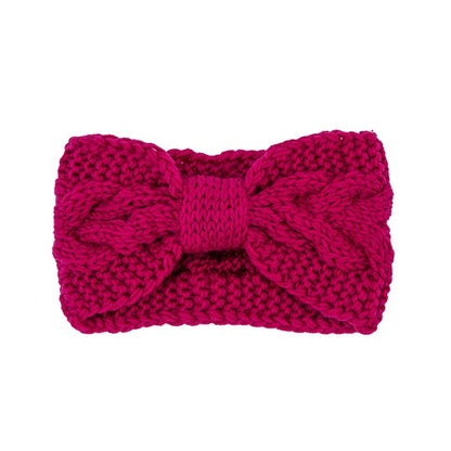 Serendipity Spark Winter Crochet Bow Twisted Head Band