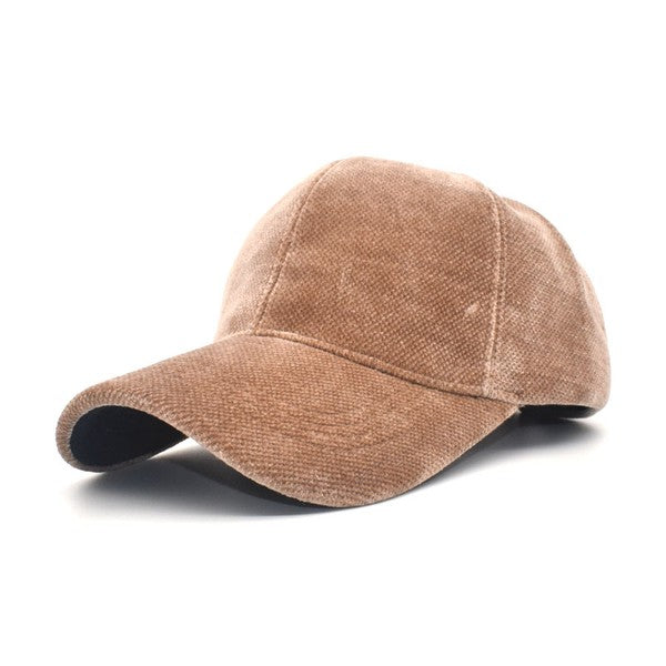 Vivacious Velour Ball Cap