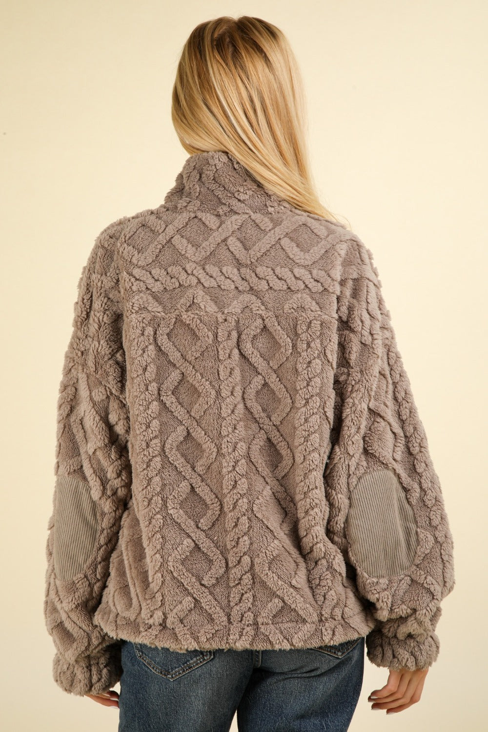 cable knit sweater