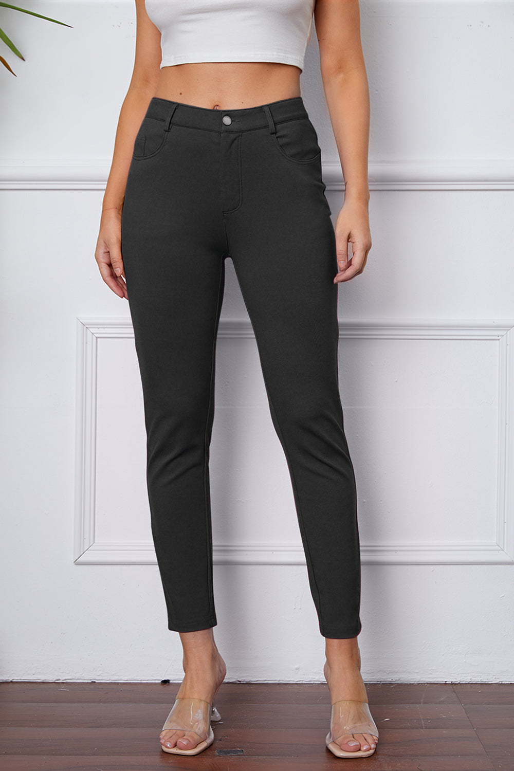 Fable Echoes Cropped Pocketed Pants