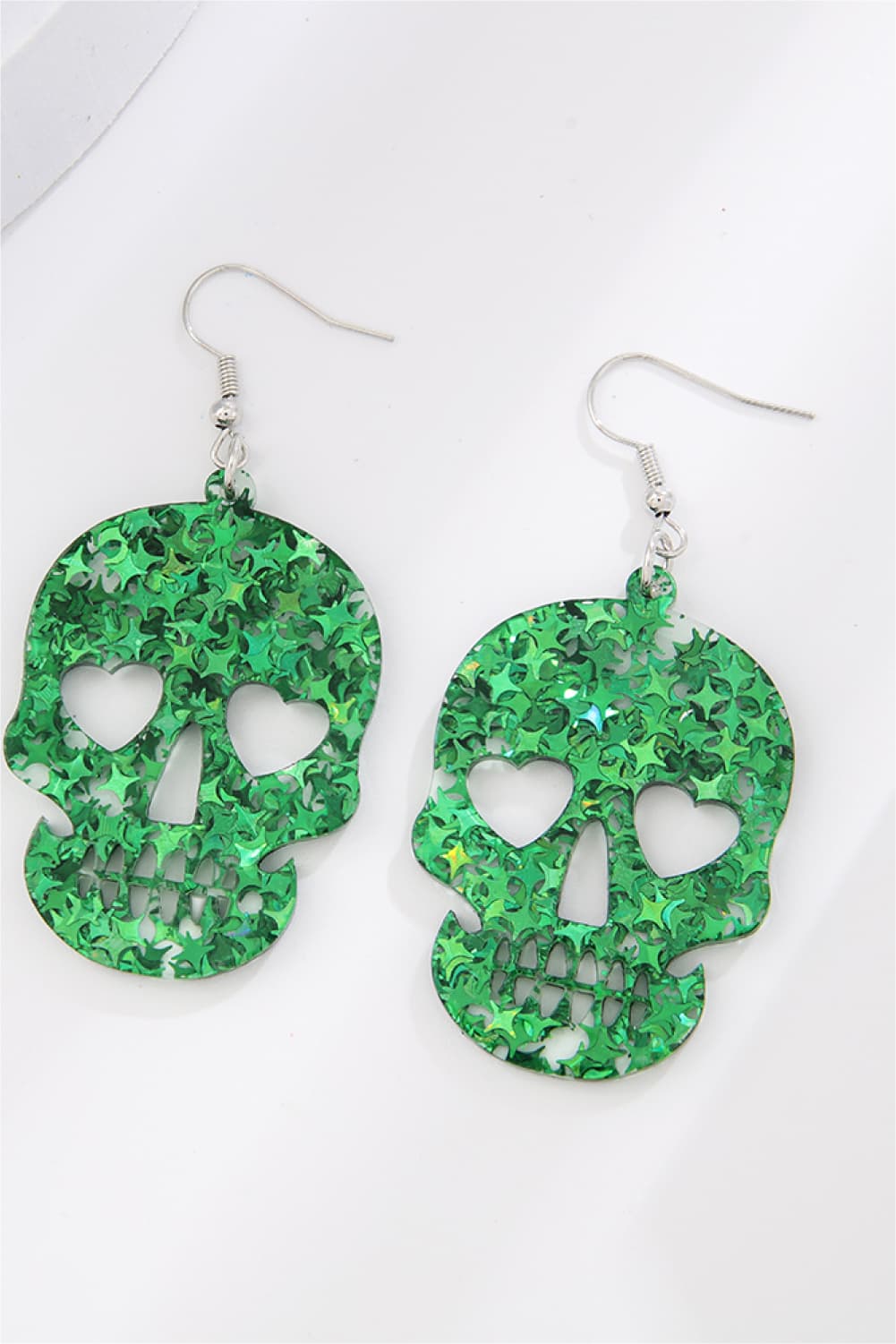 The Joyful Dead Skull Drop Earrings