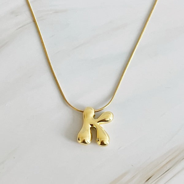 Curious Letters Initial Necklace