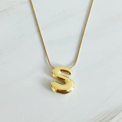 Curious Letters Initial Necklace