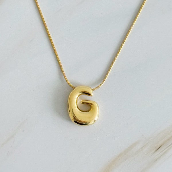 Curious Letters Initial Necklace