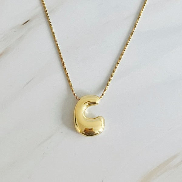 Curious Letters Initial Necklace