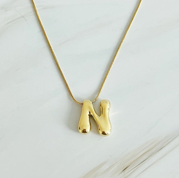 Curious Letters Initial Necklace