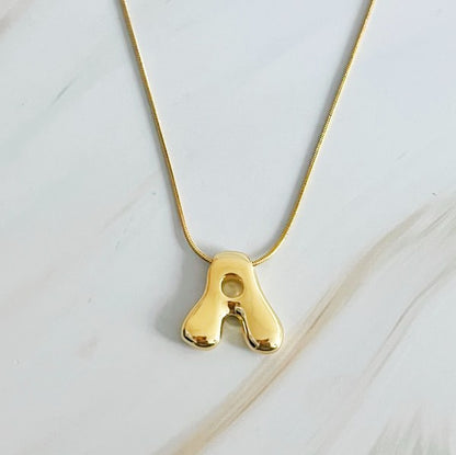 Curious Letters Initial Necklace