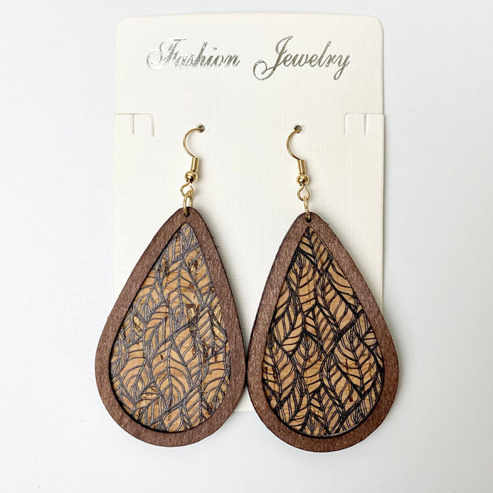 'World Travels' Teardrop Dangle Earrings