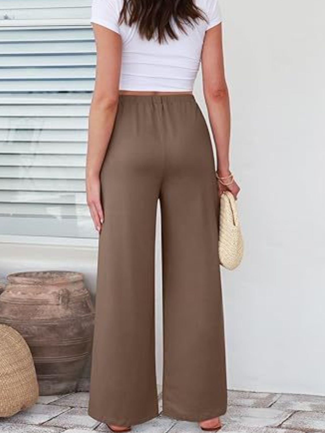 Odyssean Waves Wide Leg Pants