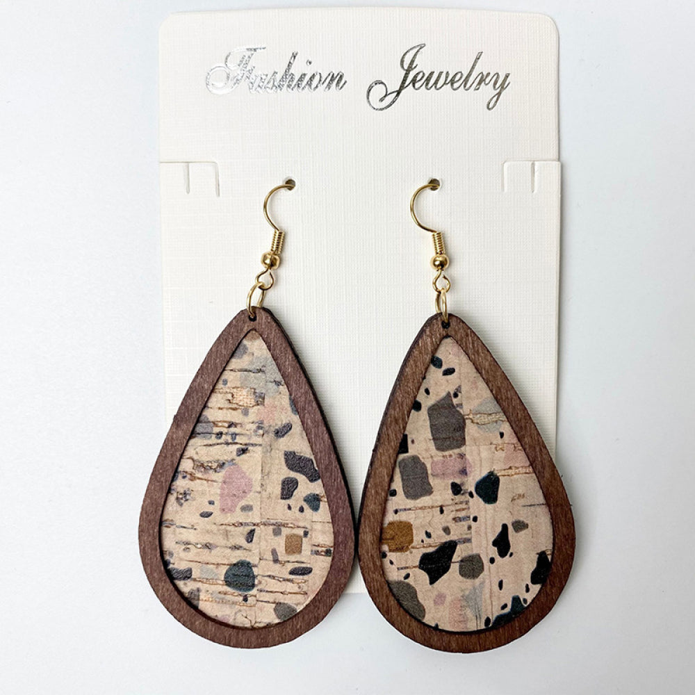 'World Travels' Teardrop Dangle Earrings