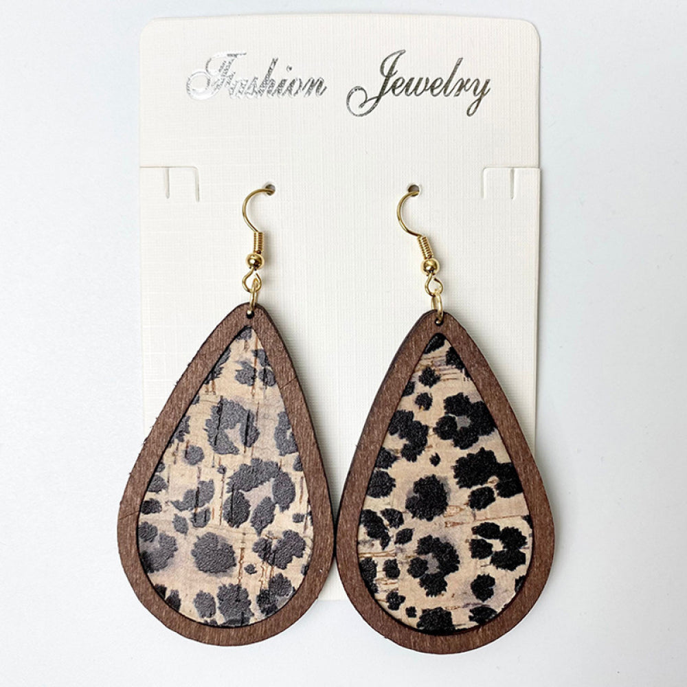 'World Travels' Teardrop Dangle Earrings