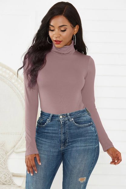 Sweet Memories Turtleneck Long Sleeve Bodysuit