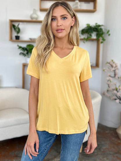 Luxe Lullaby Bamboo High-Low T-Shirt