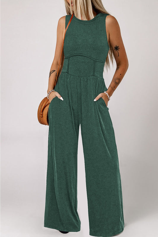 Thornshade Woods Sleeveless Jumpsuit