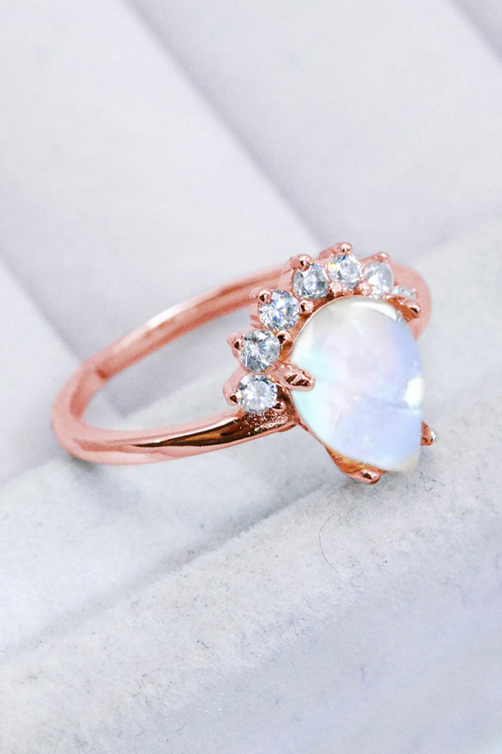 Ice Queen Moonstone Sterling Silver Ring