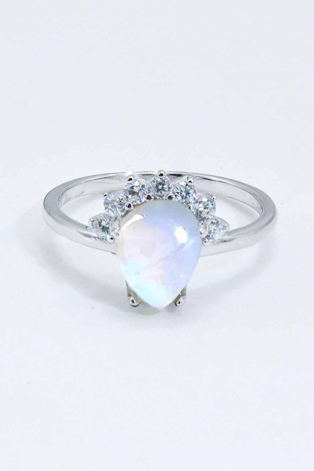 Ice Queen Moonstone Sterling Silver Ring