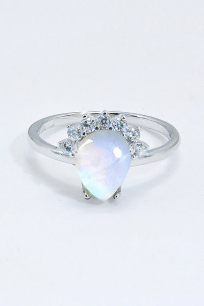 Ice Queen Moonstone Sterling Silver Ring