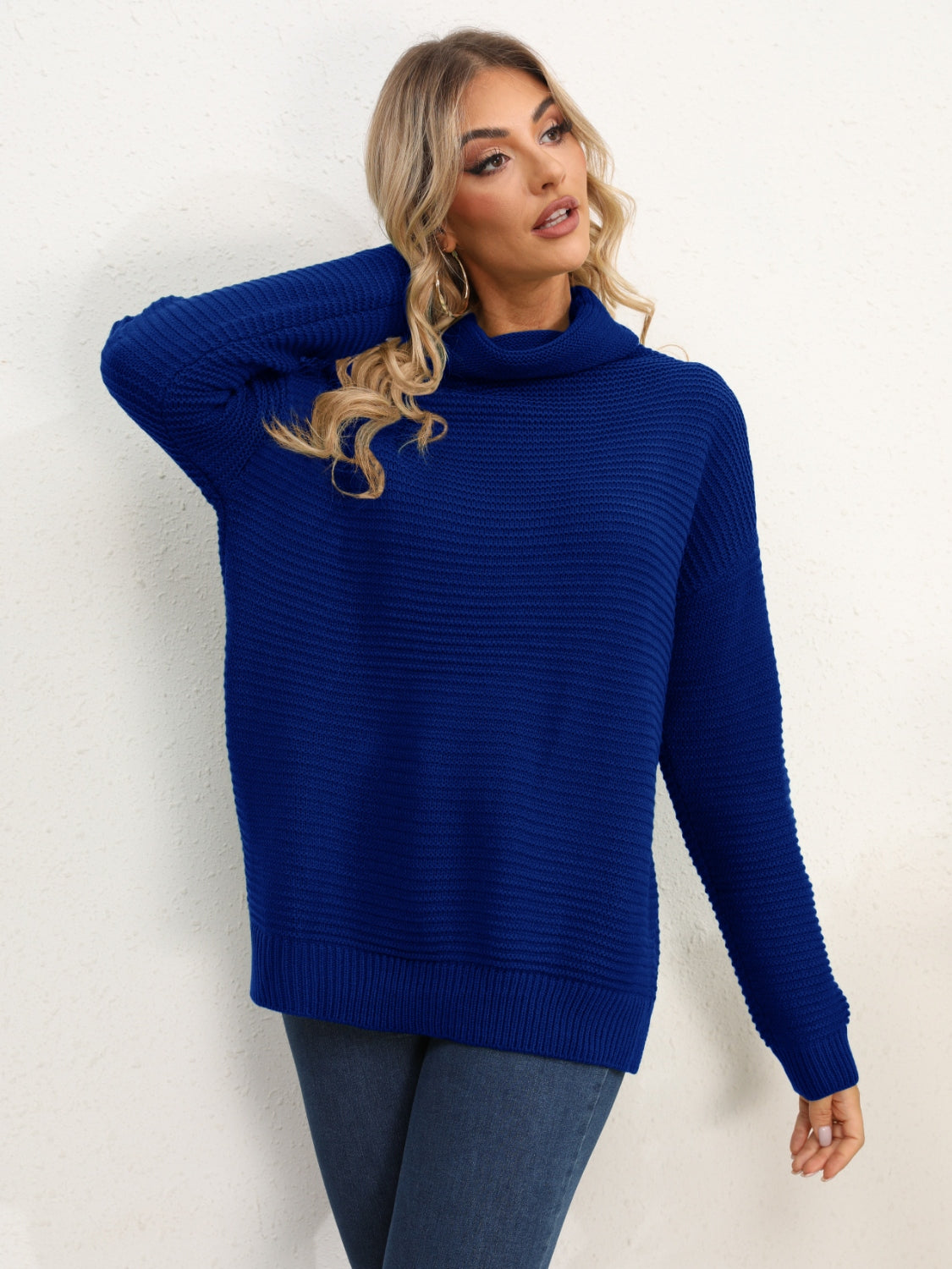 Wild Willa Turtleneck Classic Silhouette Sweater