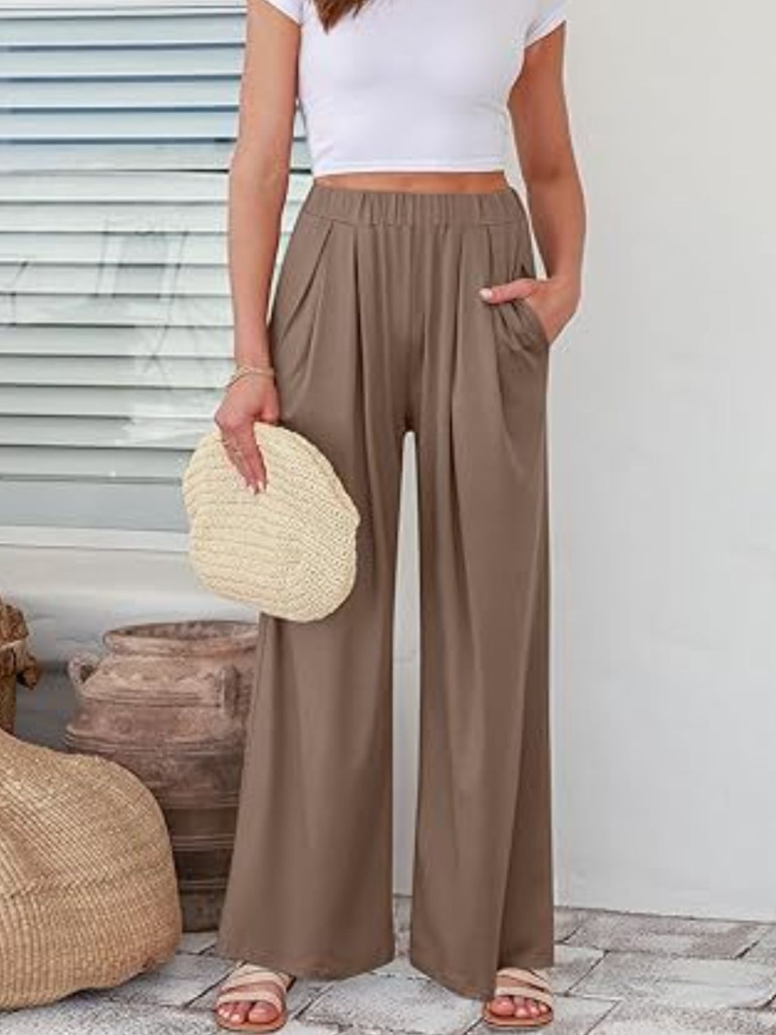 Odyssean Waves Wide Leg Pants