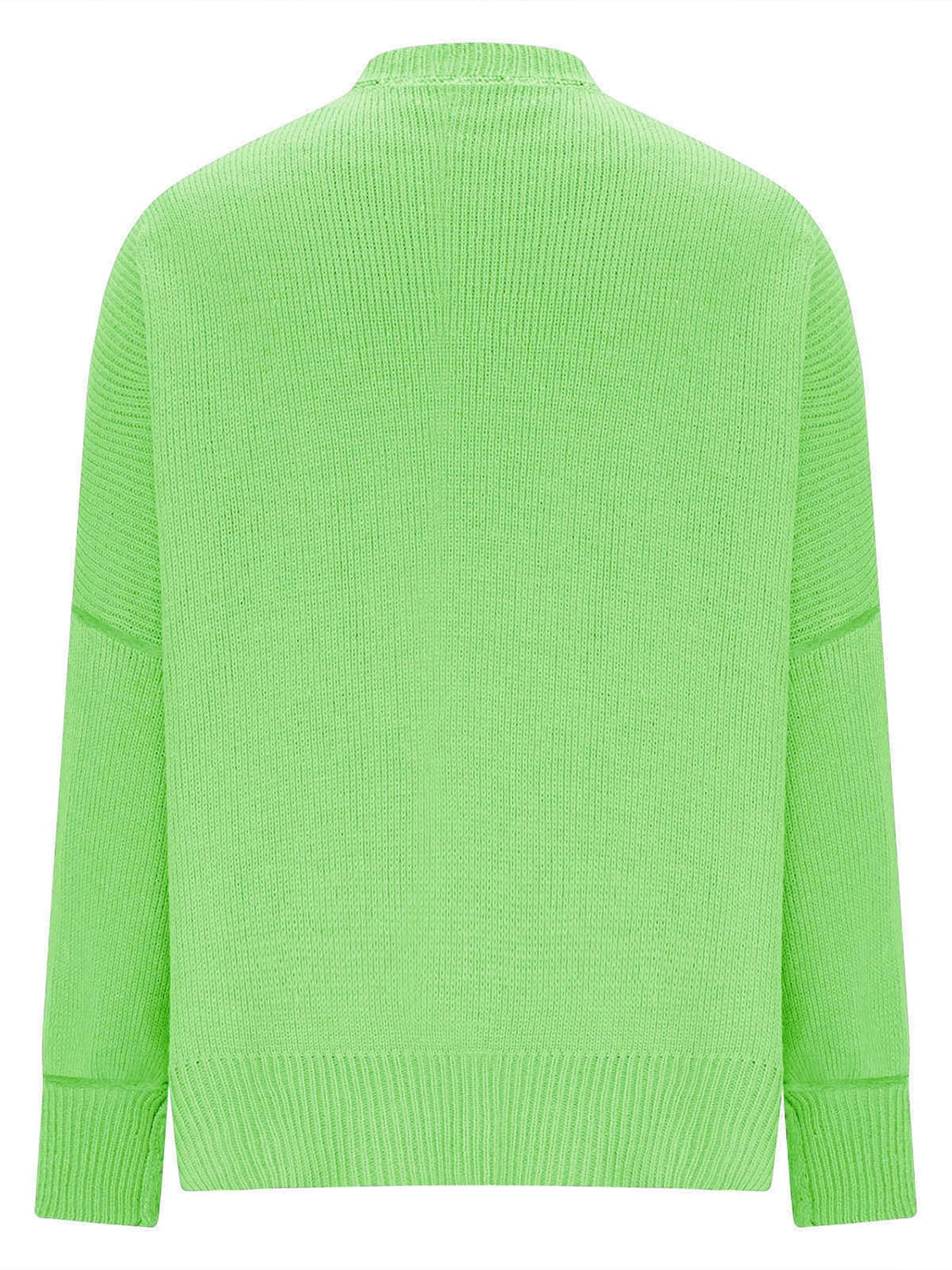 Hemlock Haze Reverse Seam Side Slit Sweater