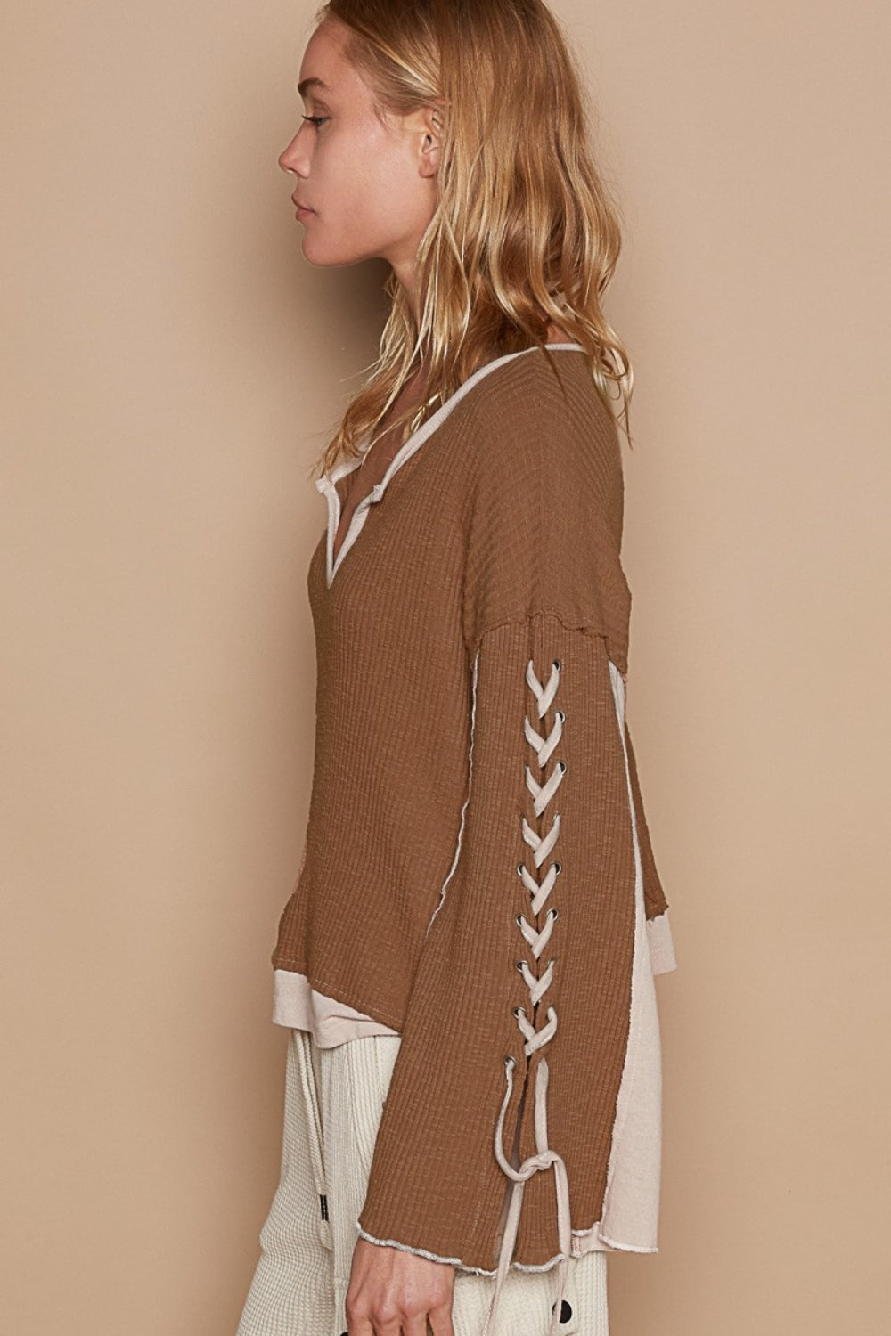 womens brown sweater