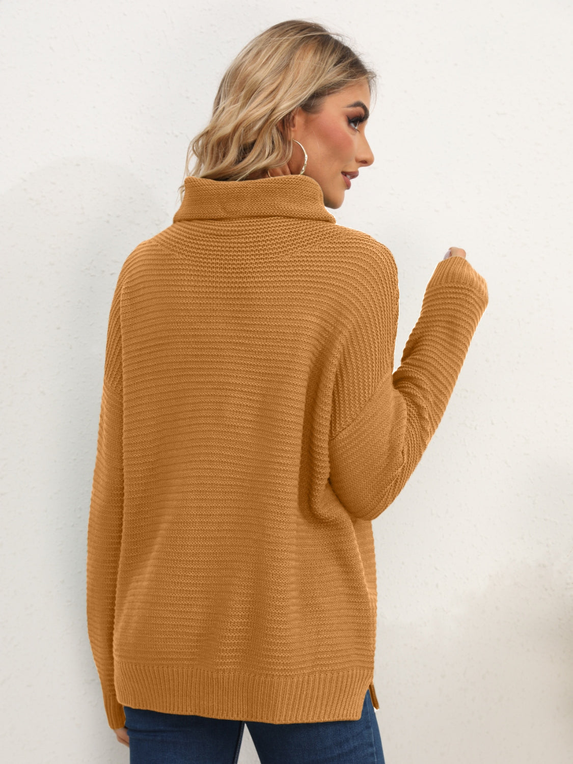 Wild Willa Turtleneck Classic Silhouette Sweater