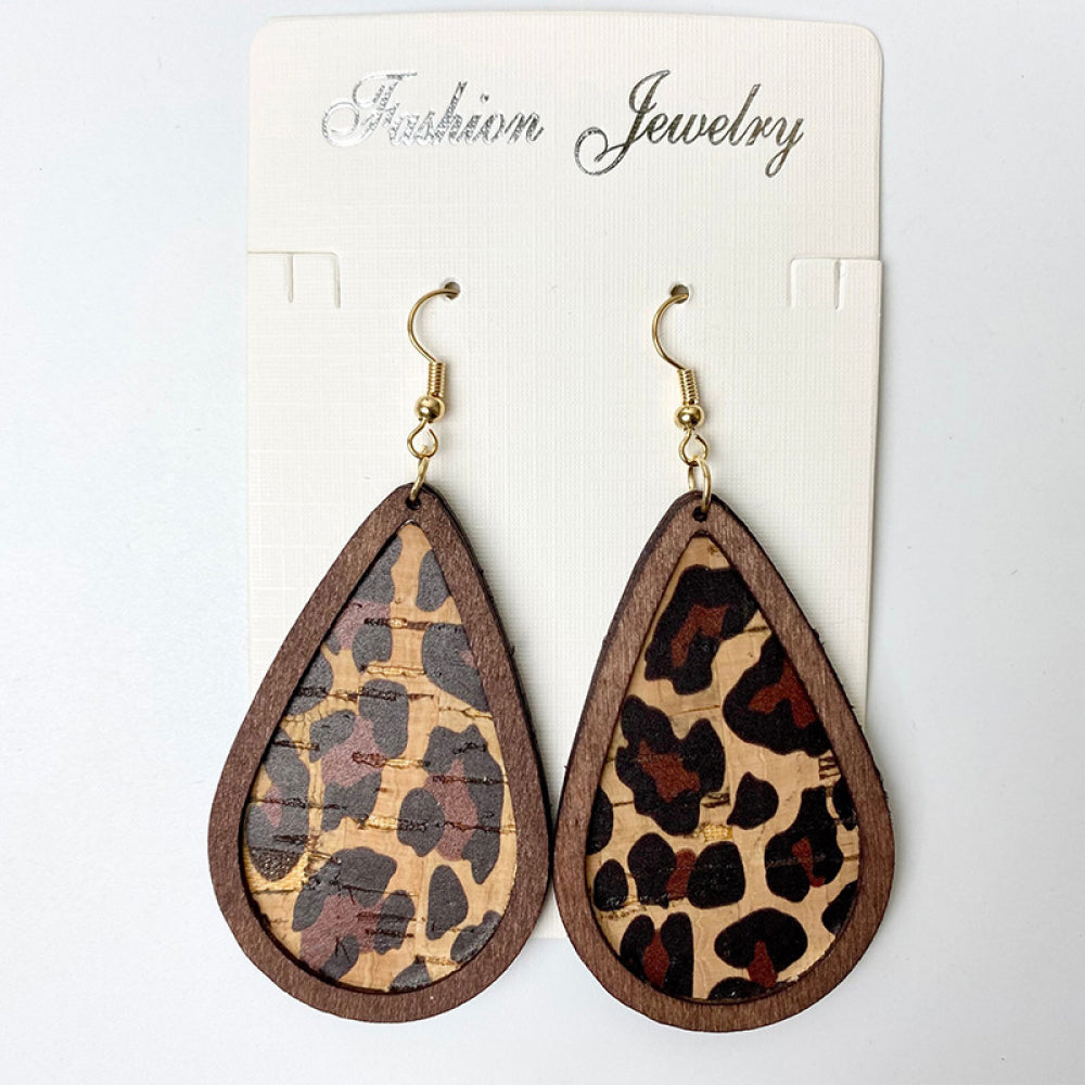 'World Travels' Teardrop Dangle Earrings