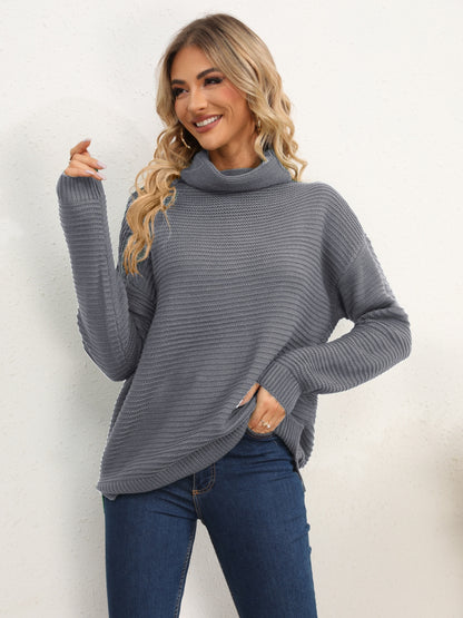 Wild Willa Turtleneck Classic Silhouette Sweater