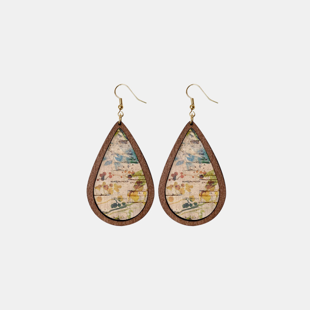 'World Travels' Teardrop Dangle Earrings