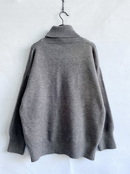 The Scholar's Snug Turtleneck Long Sleeve Sweater