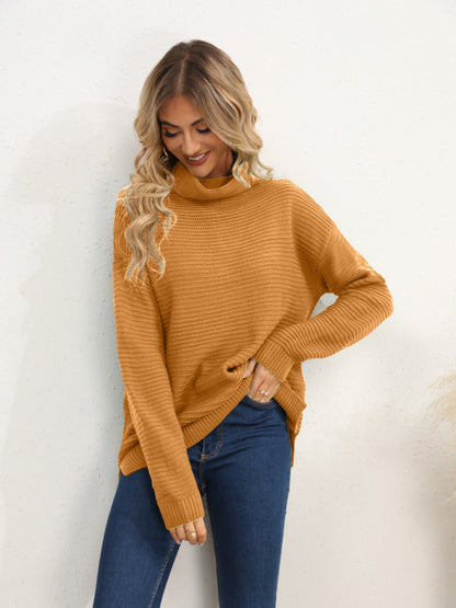 Wild Willa Turtleneck Classic Silhouette Sweater