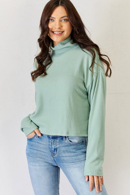 Luxe Layer Long Sleeve Turtleneck Top