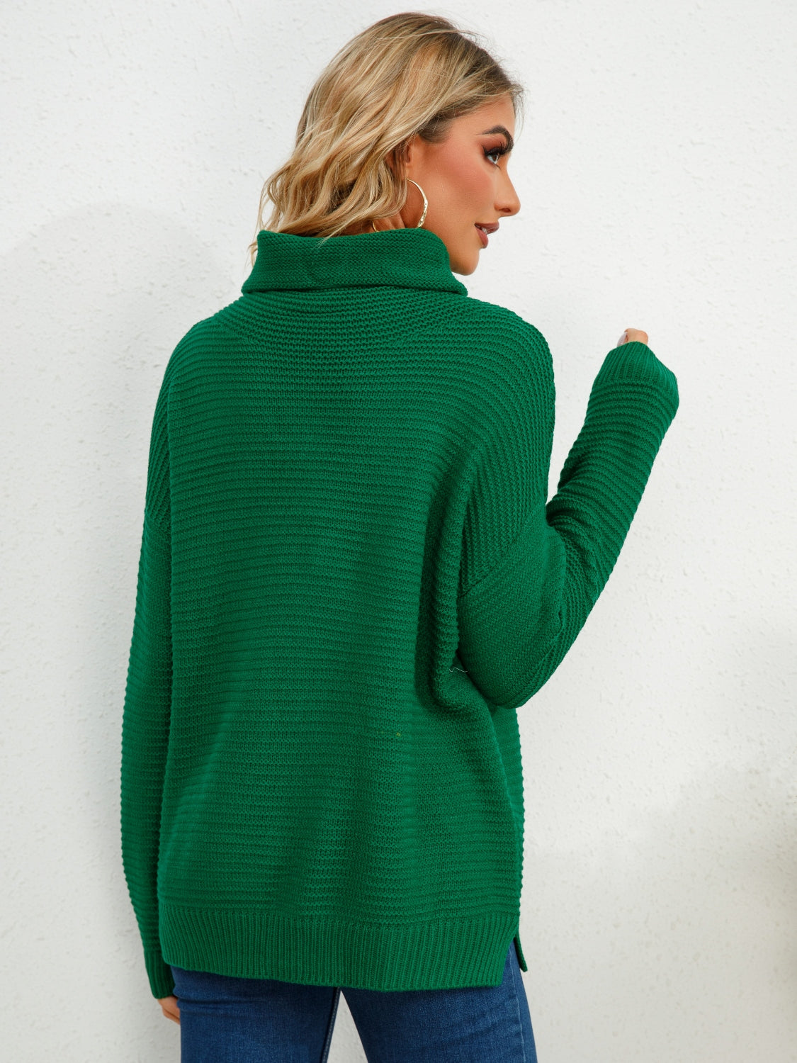 Wild Willa Turtleneck Classic Silhouette Sweater