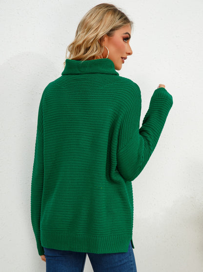 Wild Willa Turtleneck Classic Silhouette Sweater