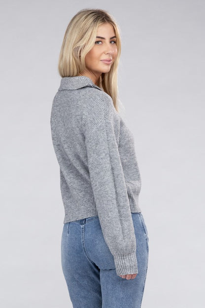 Fables And Frost Easy-Wear Half-Zip Sweater