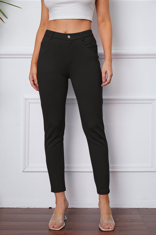 Fable Echoes Cropped Pocketed Pants