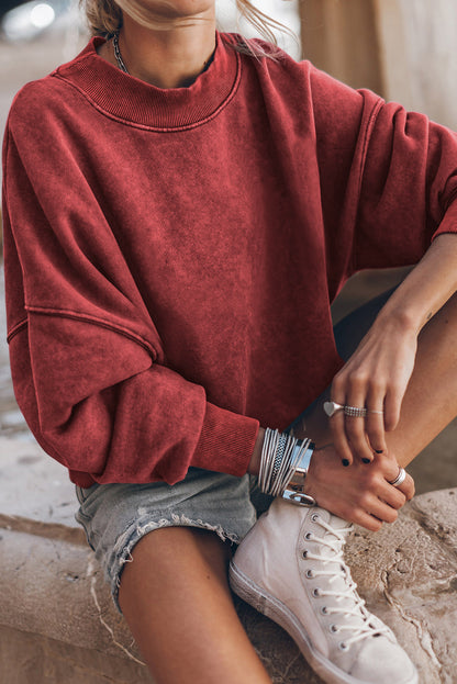 Alize Stone Washed Oversized Sweatshirt