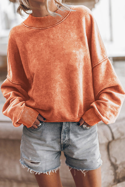 Alize Stone Washed Oversized Sweatshirt