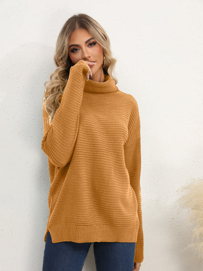 Wild Willa Turtleneck Classic Silhouette Sweater